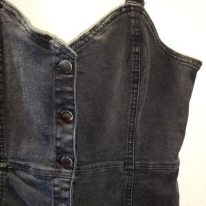 Jean dress with buttons